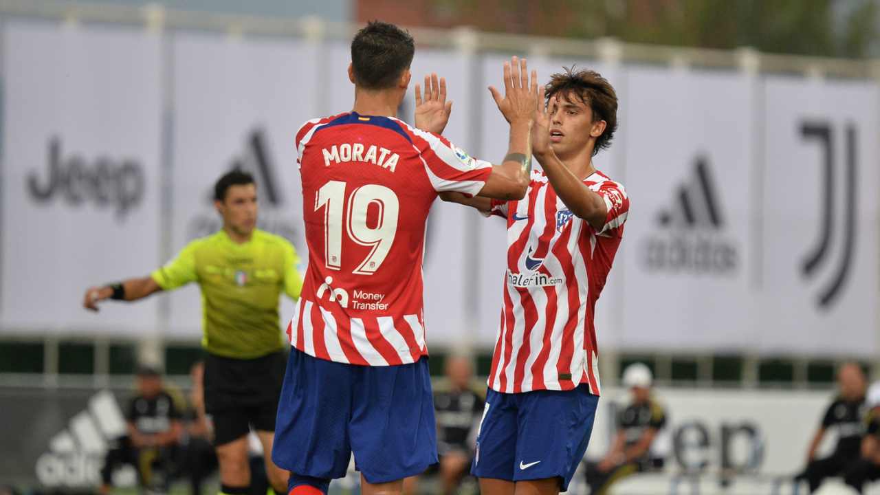 Morata and Joao Felix