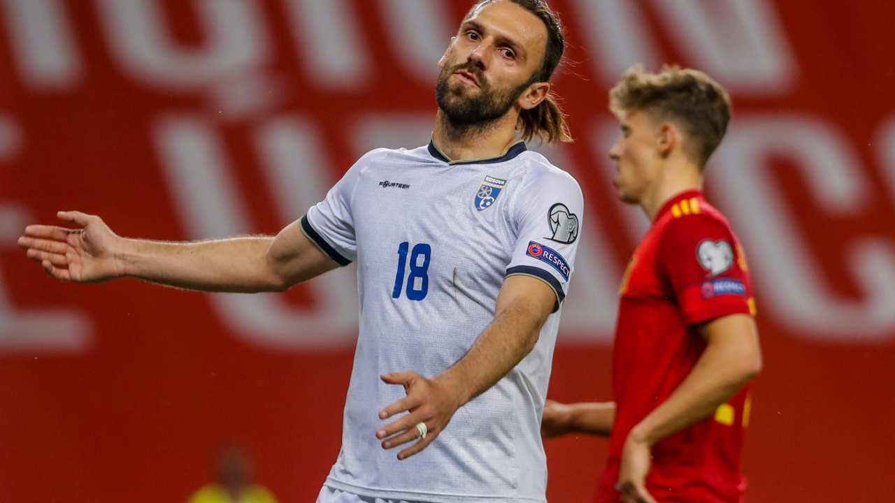 Muriqi, Kosovo centre forward