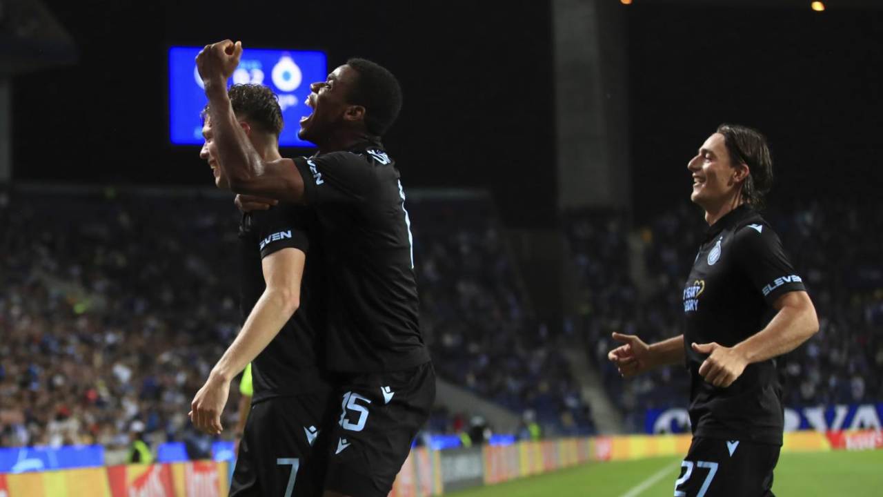 El Club Brugge se alegra tras