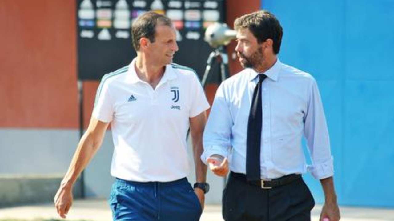 Allegri with Agnelli