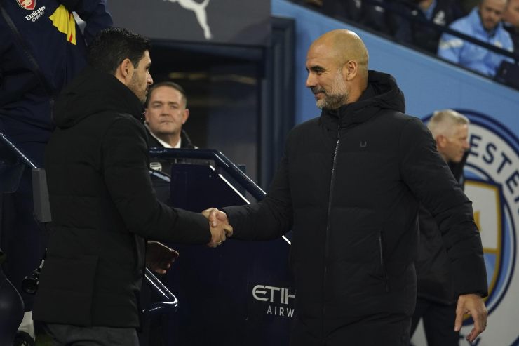 Arteta y Guardiola