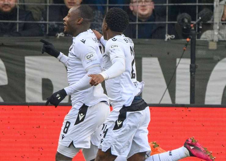 Kinsombi's exultation of Sandhausen