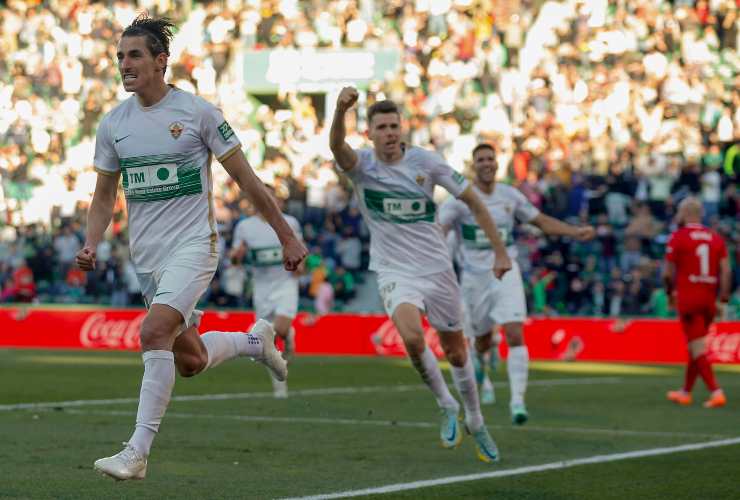 Milla, delantero del Elche