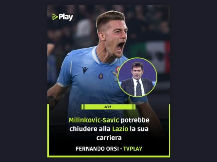 Orsi on Milinkovic-Savic to TVPLAY