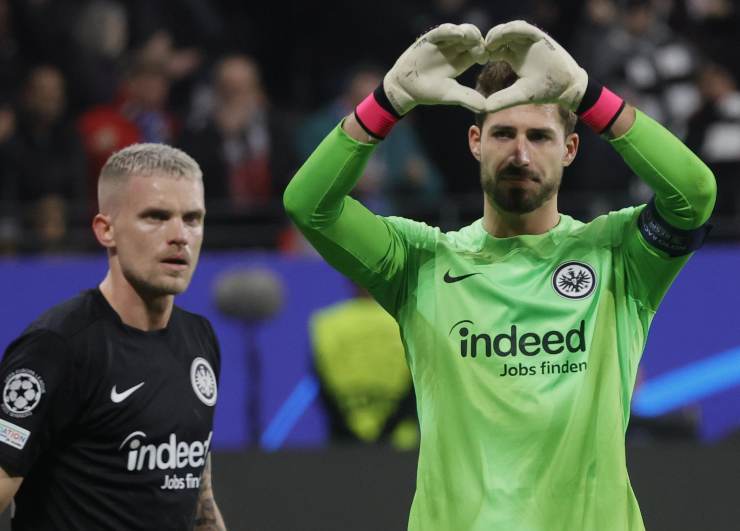 Trapp, portero del Eintracht