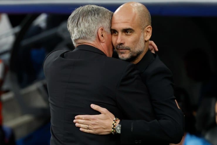 Ancelotti y Guardiola