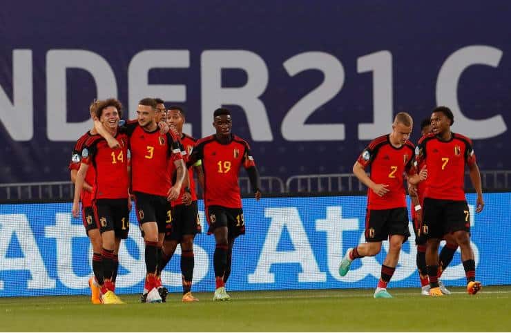 Belgium players