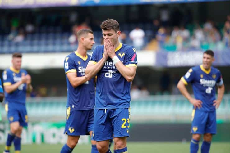 Jogadores do Verona