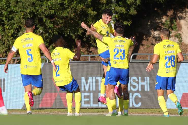 Jogadores do Arouca