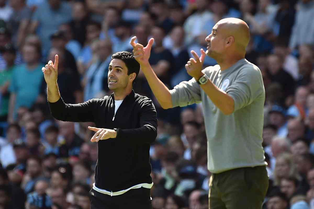 Guardiola and Arteta (LaPresse)