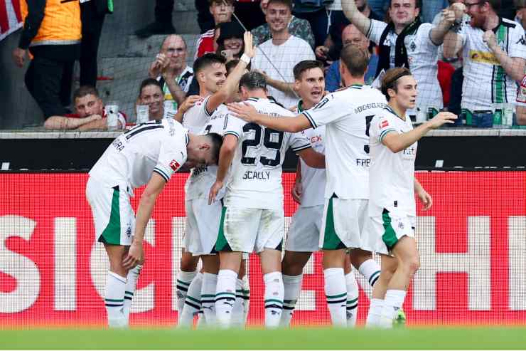 Gladbach players