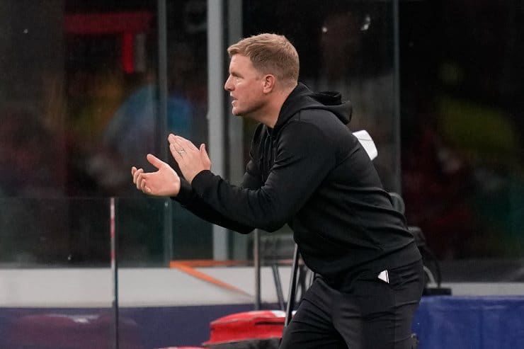 Eddie Howe, entrenador del Newcastle