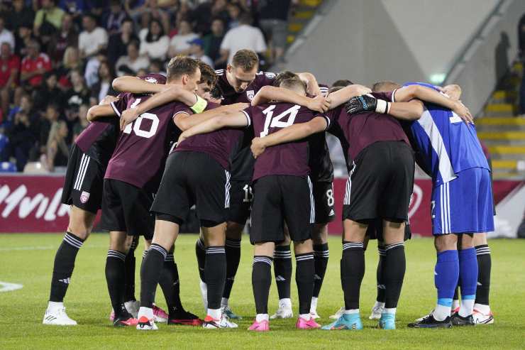 Jogadores da Letónia