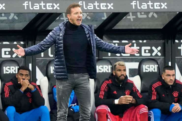 Julian Nagelsmann has taken Flick's place on the Germany bench.