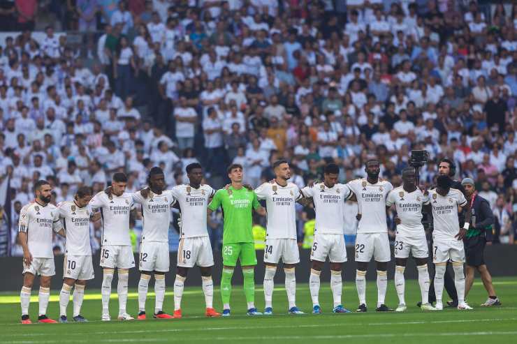 Una alineación del Real Madrid