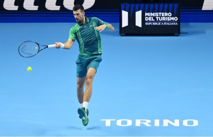 (Djokovic , TheVeggente.it (Ansa)