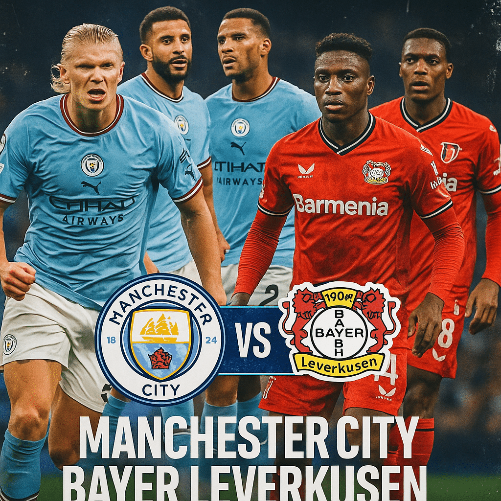 Manchester City vs Bayer Leverkusen – Champions League League Phase Vorschau