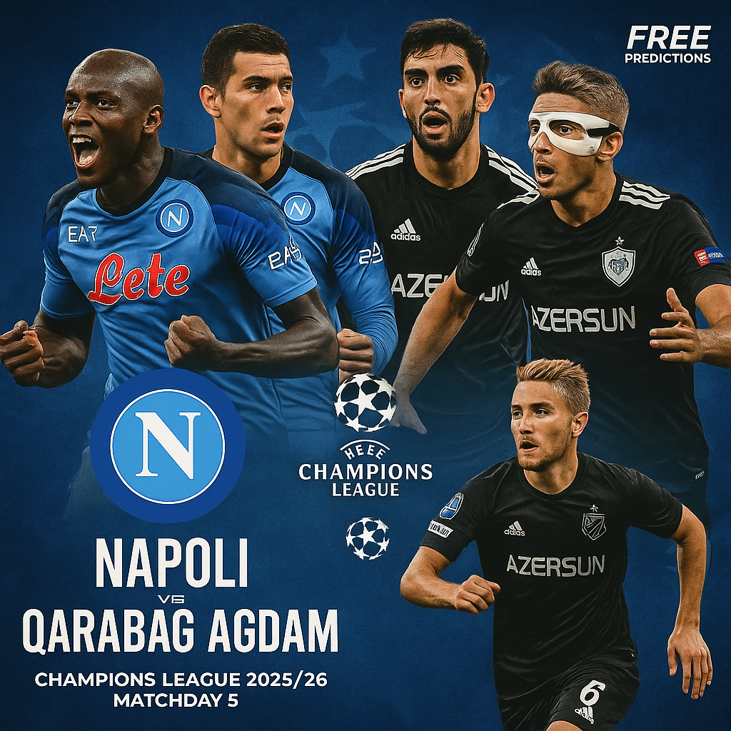 Napoli gegen Qarabag Agdam – UEFA Champions League 2025–26 – Gruppenphase, Spieltag 5