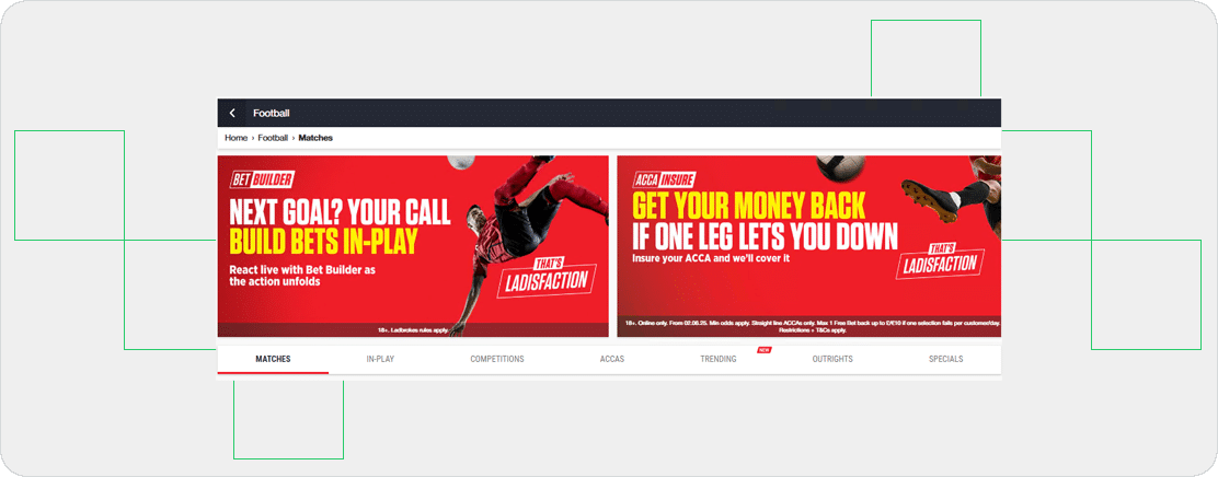 Ladbrokes Pre-Match Sportsbook