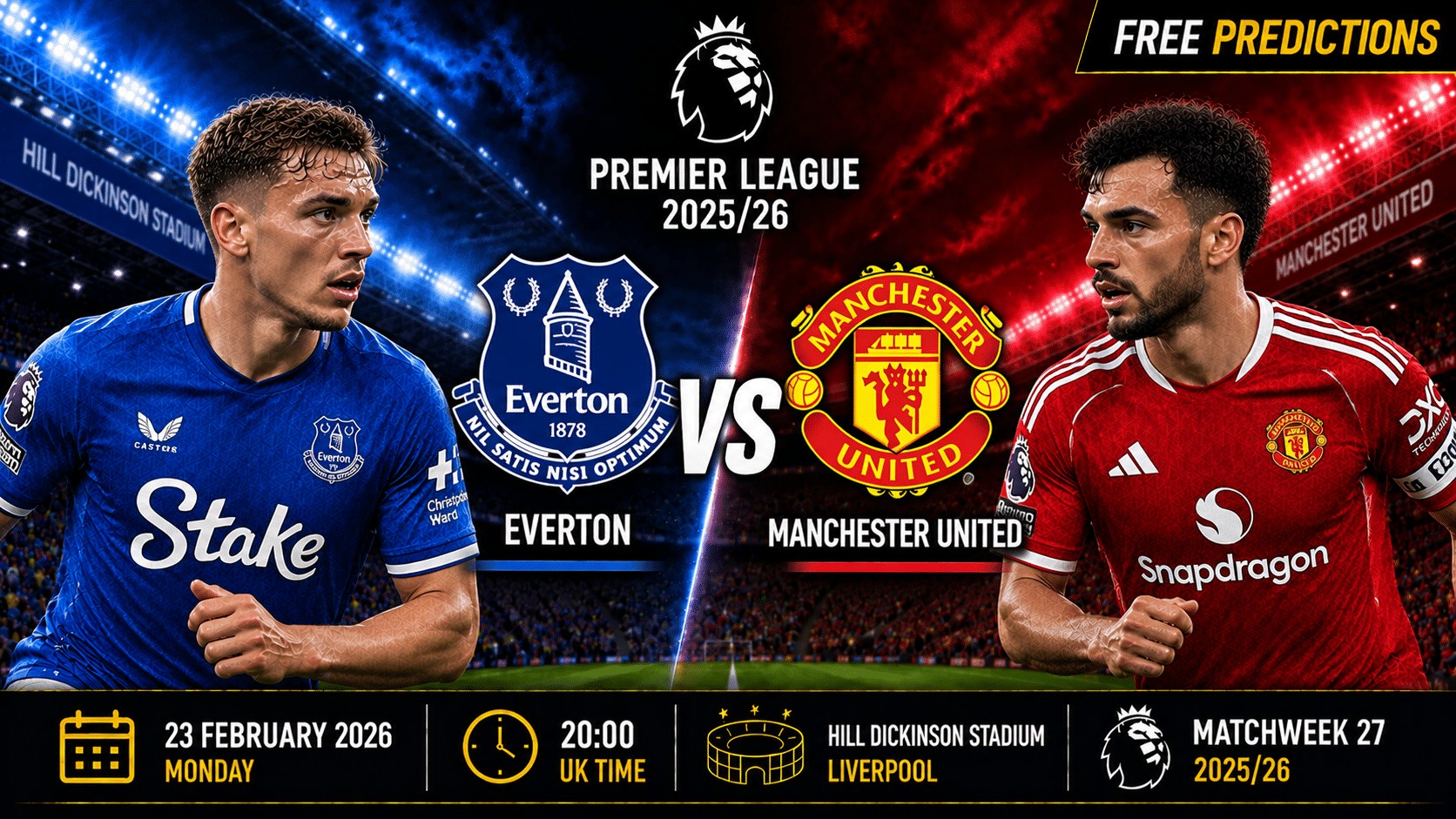 Everton – Manchester United – Premier League 2025/26 Everton – Manchester United – Premier League 2025/26