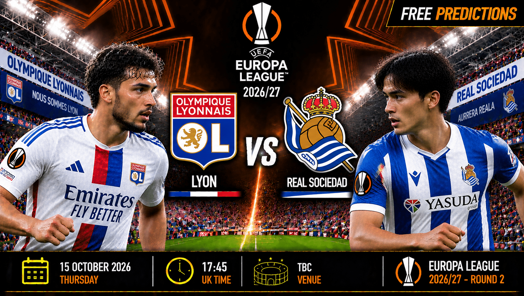 Royale Union SG gegen Real Sociedad – Europa League 2026/27 Royale Union SG gegen Real Sociedad – Europa League 2026/27