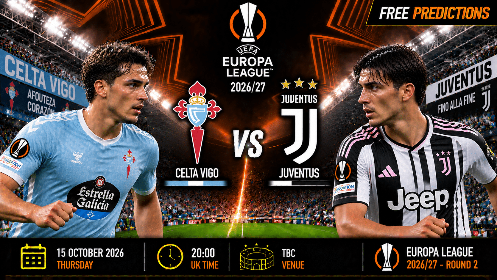 Celta Vigo vs Juventus – Europa League 2026/27 Celta Vigo vs Juventus – Europa League 2026/27