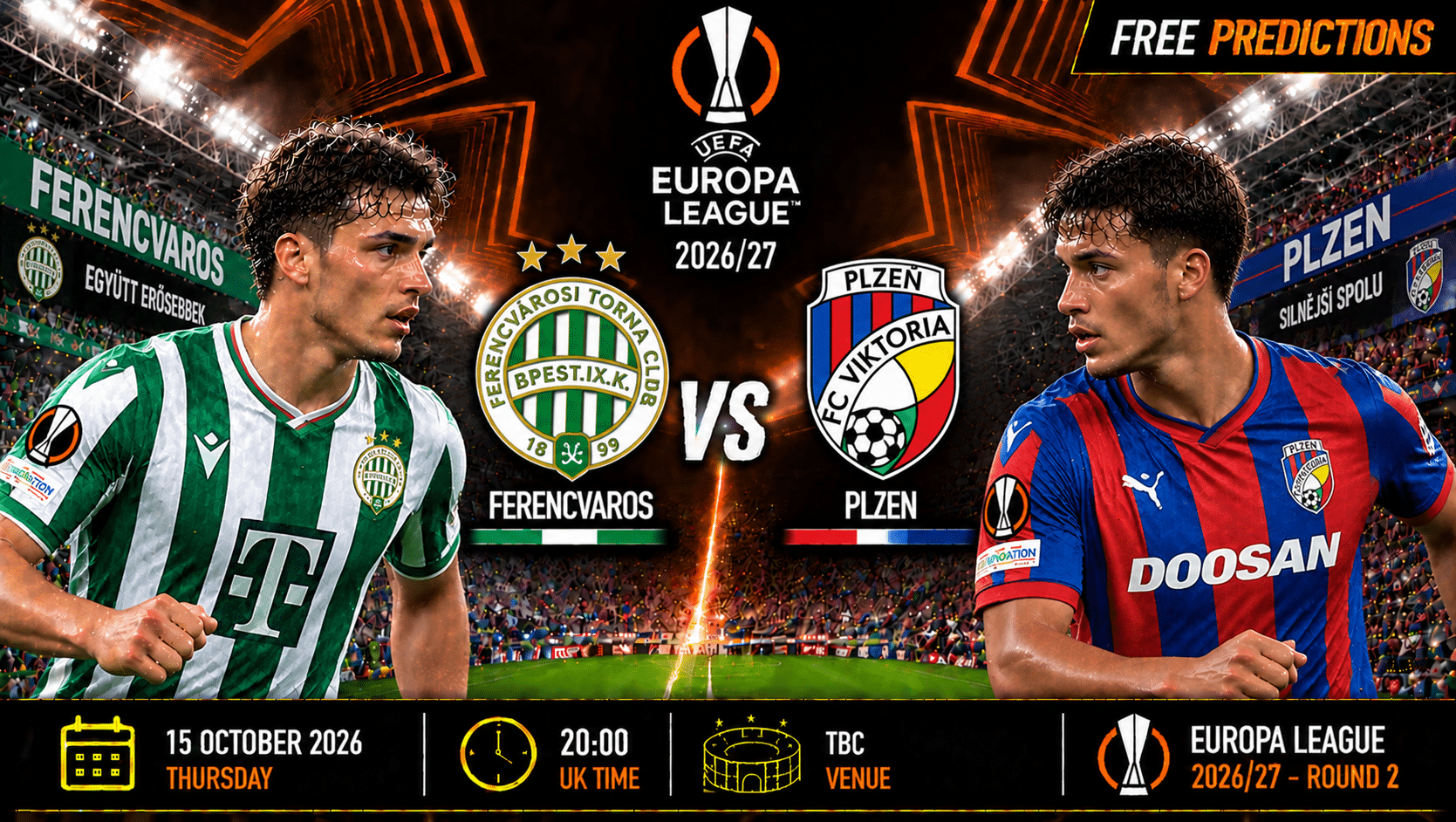 Ferencvaros – Plzen – Europa League 2026/27 Ferencvaros – Plzen – Europa League 2026/27