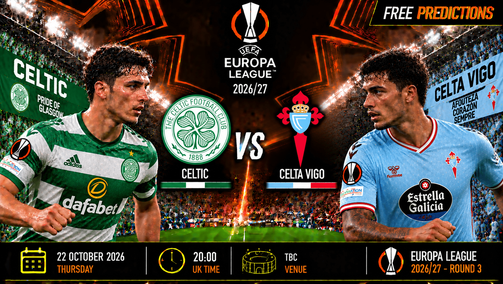 Celtic vs Celta Vigo – Liga Europa 2026/27 Celtic vs Celta Vigo – Liga Europa 2026/27