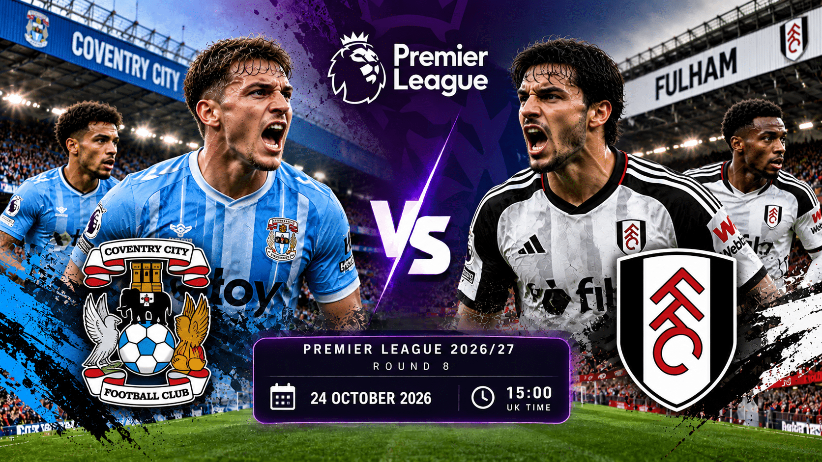 Coventry vs Fulham – Premier League 2026/27 – Round 8 Coventry vs Fulham – Premier League 2026/27 – Round 8