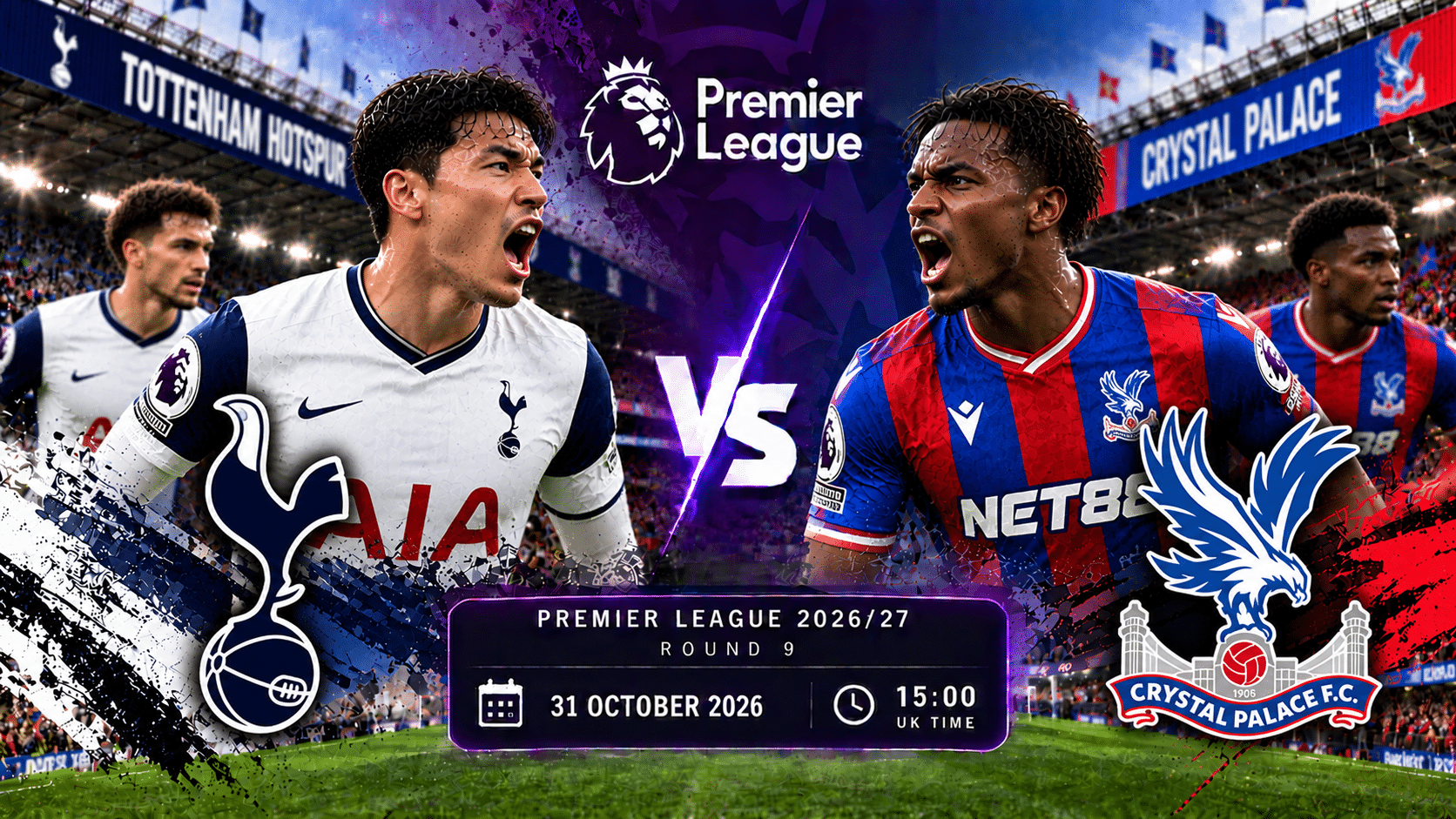 Tottenham – Crystal Palace – Premier League 2026/27 – Jornada 9 Tottenham – Crystal Palace – Premier League 2026/27 – Jornada 9